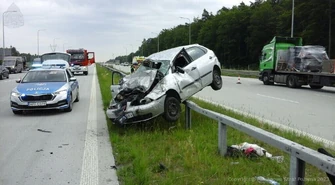 Znów groźnie na A1