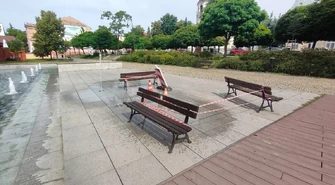 Co się stało przy fontannie?