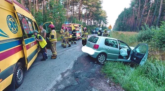 Wypadek na drodze Przygłów-Koło
