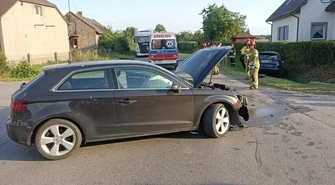Zlekceważył "STOP" i spowodował wypadek