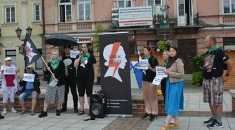 Piotrkowski Strajk Kobiet&nbsp;solidarnie z Joanną