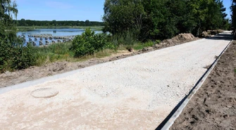 Powstaje ścieżka rowerowa wokół jeziora Bugaj