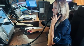 Dyżurna policji pomogła uratować życie