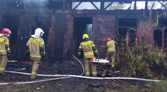 Poważny pożar w okolicach Bugaja