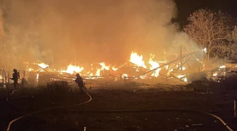 Pożar, zerwane linie i połamane drzewa. Wichura nad Piotrkowem i regionem