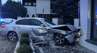 Wypadek na skrzyżowaniu Polnej i Źródlanej