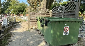 Co z segregacją śmieci na piotrkowskim cmentarzu?