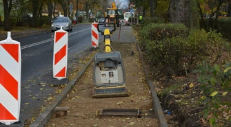 Remont chodnika przy ul. Wyzwolenia. Uważajcie na utrudnienia