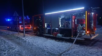 Świeczka przyczyniła się do pożaru?