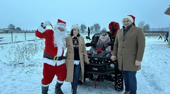 Ze świętym mikołajem podsumowali konkurs