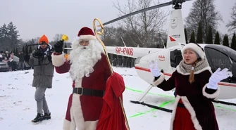 Mikołaj przyleciał w tym roku... śmigłowcem!