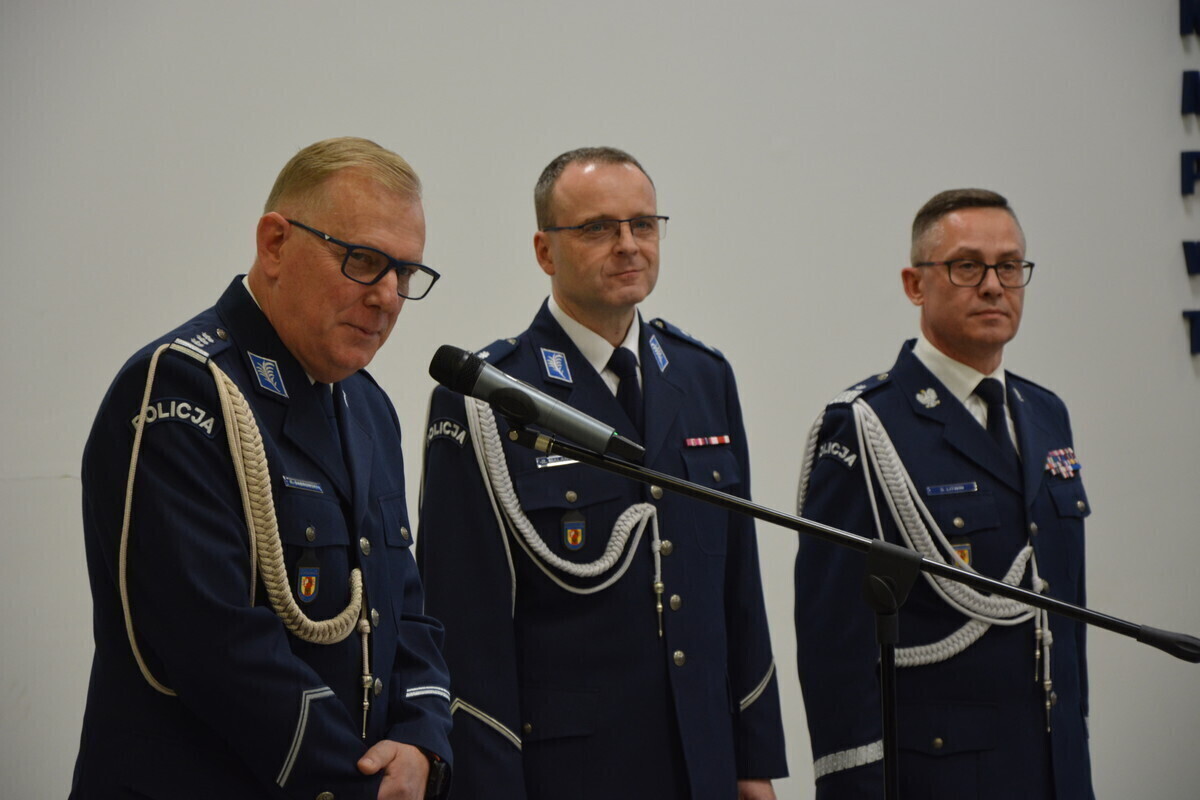 Pożegnanie komendanta w Piotrkowie