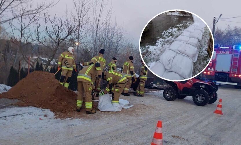 Sulejów. Zabezpieczyli posesje przed zalaniem