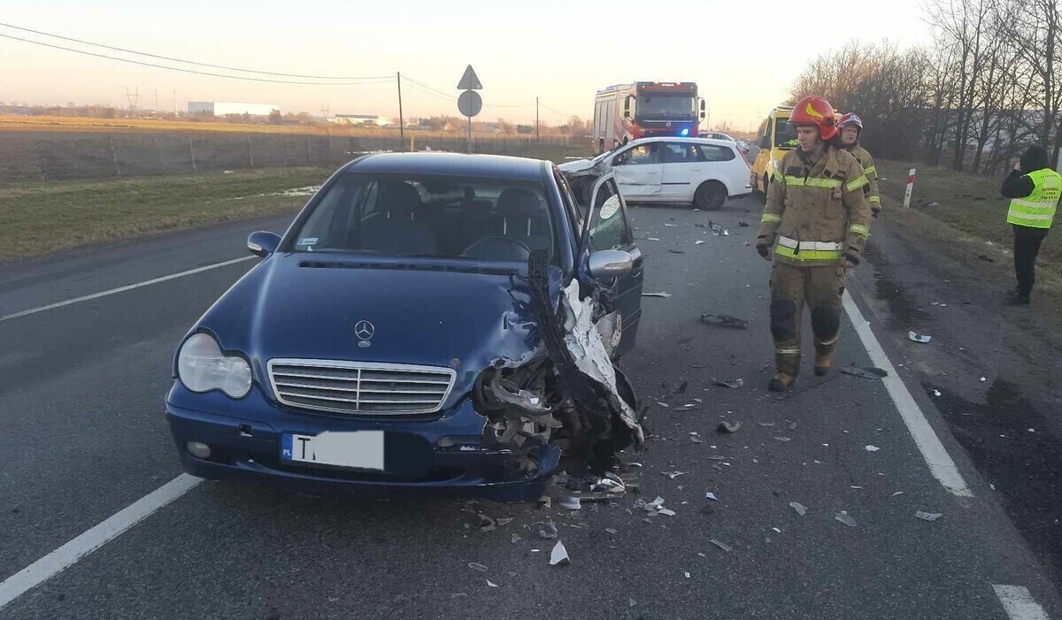 Zderzenie na krajowej dwunastce