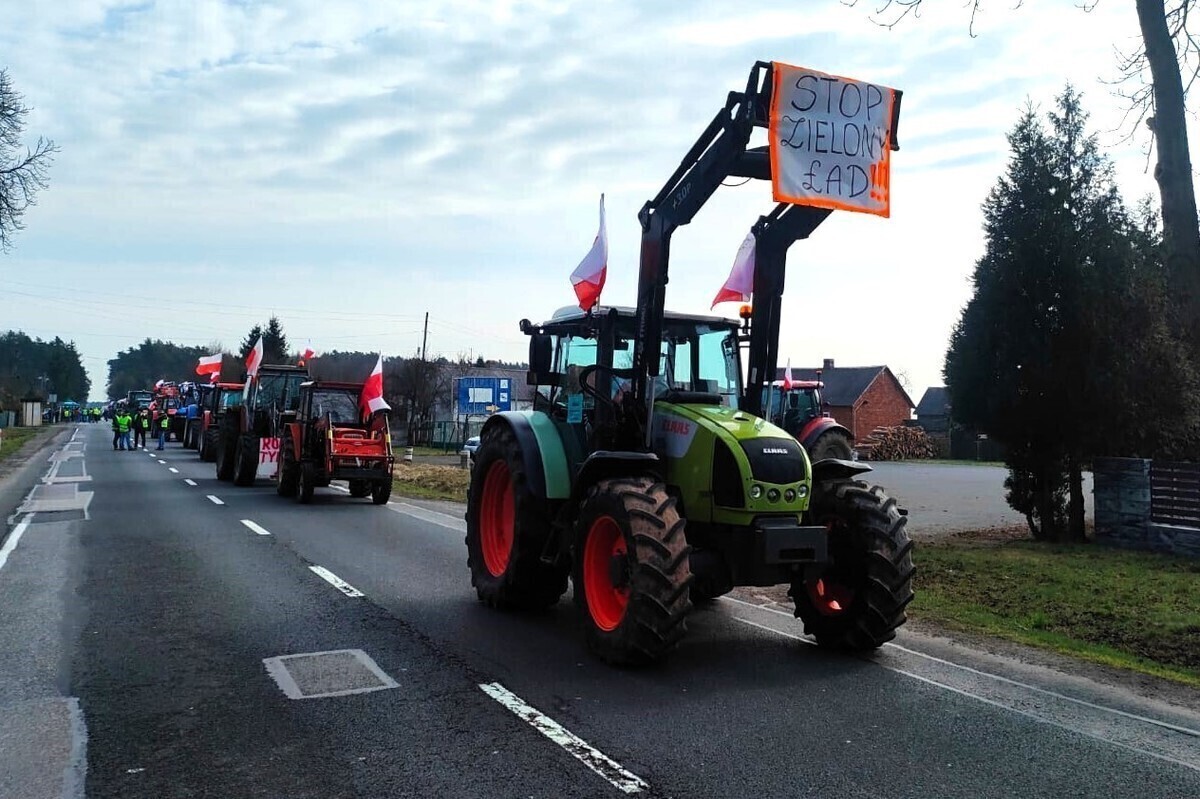Rolnicy strajkują w Jaksonku