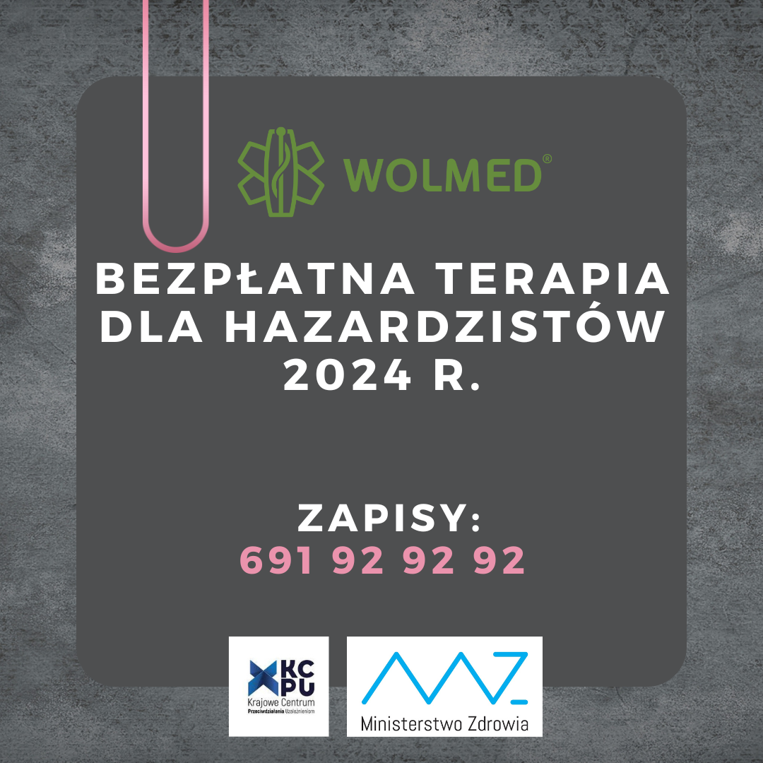 Bezpłatna terapia dla uzależnionych od hazardu