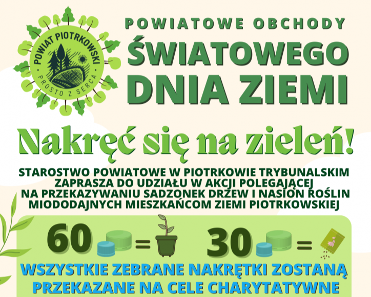 Nakręć się na zieleń wymień nakrętki na rośliny
