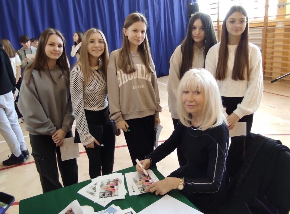 Sędzia Anna Maria Wesołowska z wizytą w Grabicy