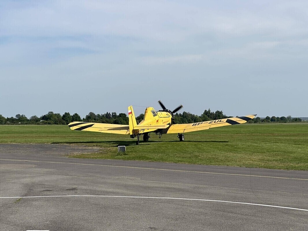 Pożary lasów w naszym regionie. Samolot gaśniczy w akcji