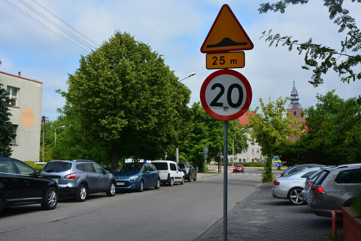 Niewidoczne progi zwalniające w Piotrkowie Aktualizacja