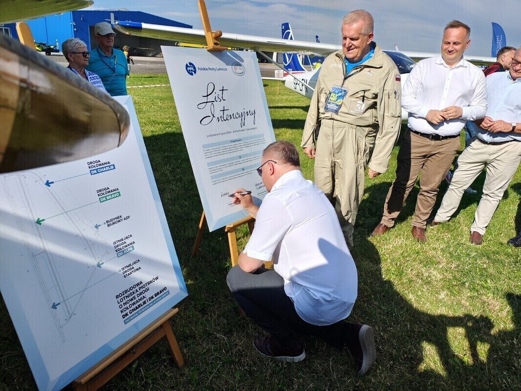 Piotrkowskie lotnisko będzie rozbudowane
