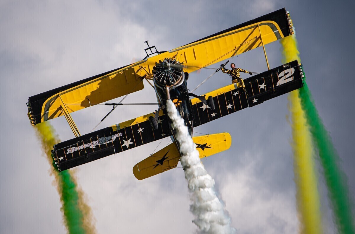 Drugi dzień Międzynarodowej Wystawy Lotnictwa ZDJĘCIA