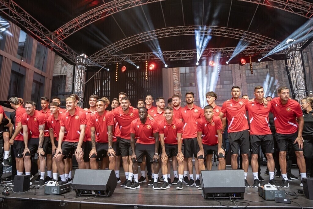 Kadra Widzewa Łódź zaprezentowana