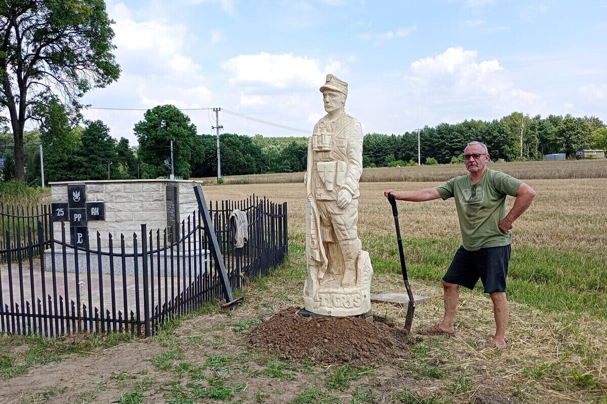 Przed nami 80. rocznica Akcji Burza. Odświeżony pomnik w Barkowicach Mokrych już gotowy