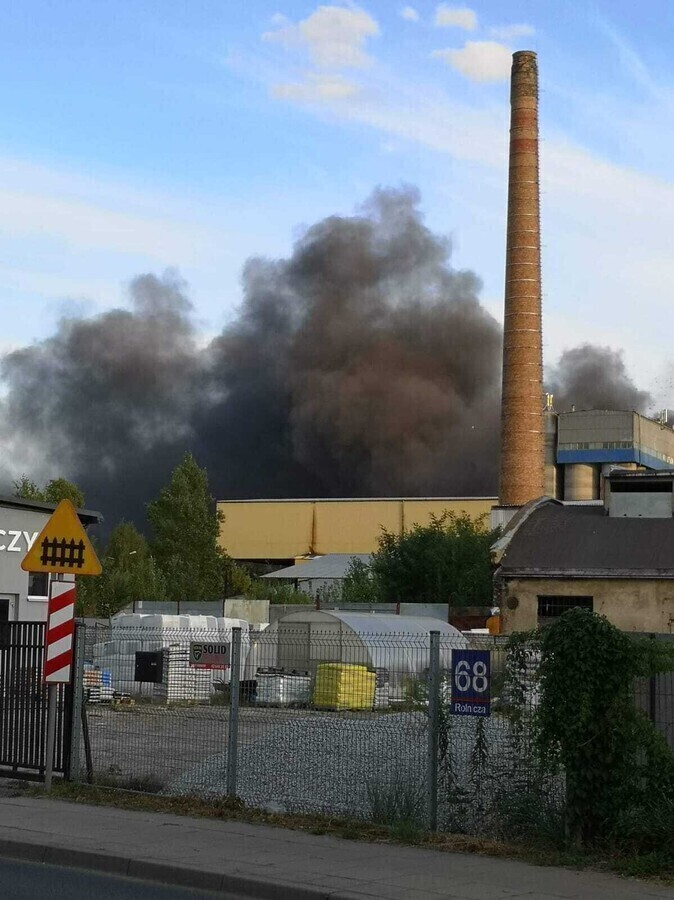 Kolejny pożar opon w Piotrkowie