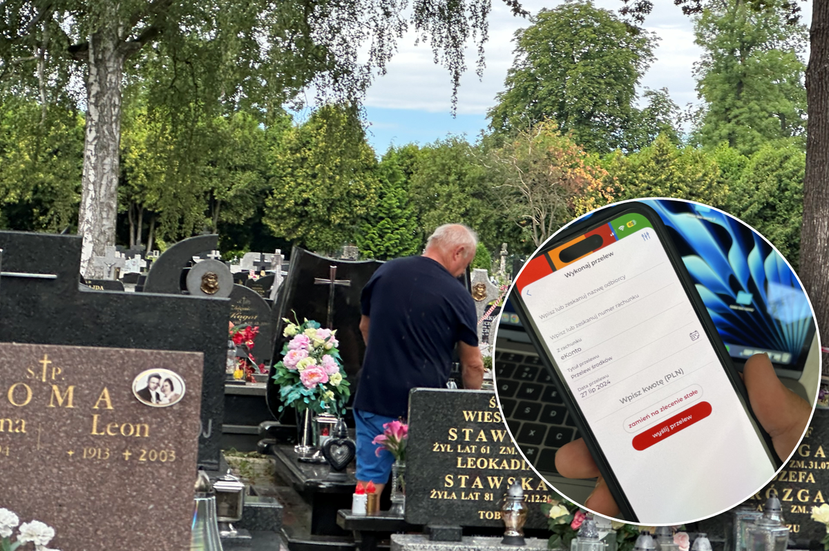 Za grób w Piotrkowie nie zapłacimy przelewem ani blikiem