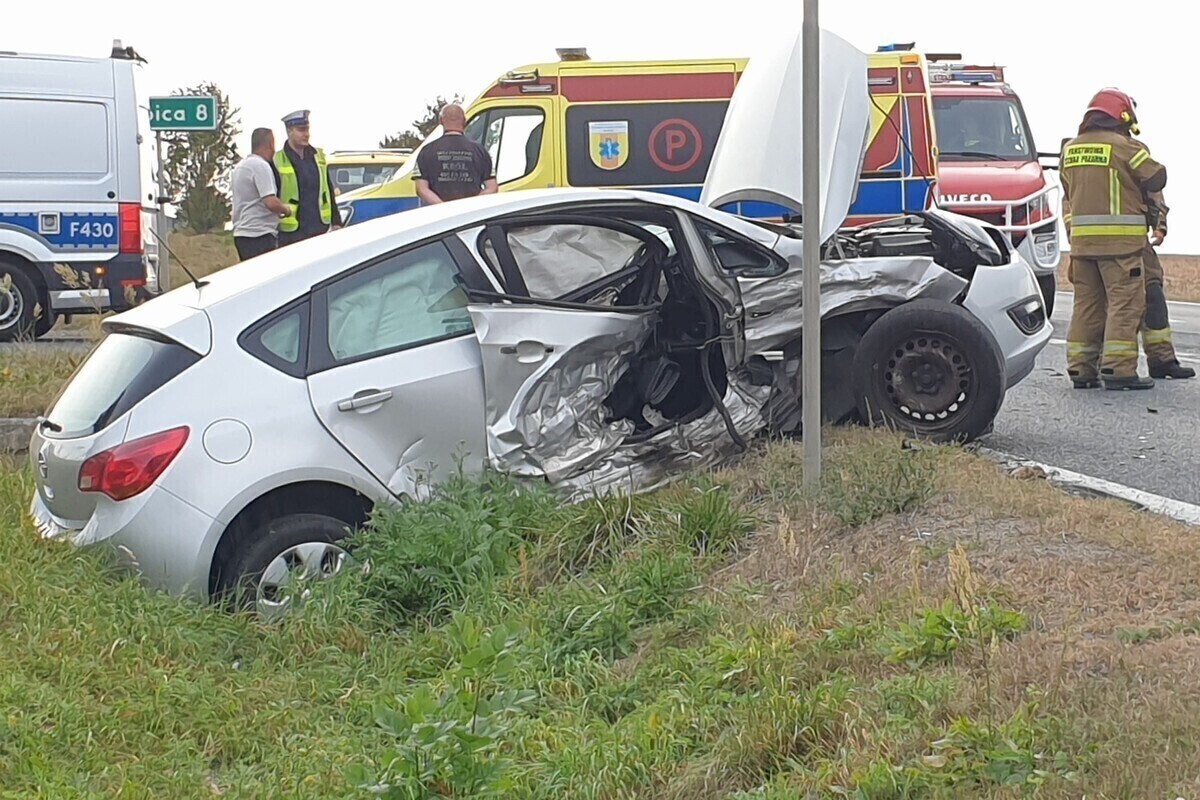 Groźny wypadek na DK74