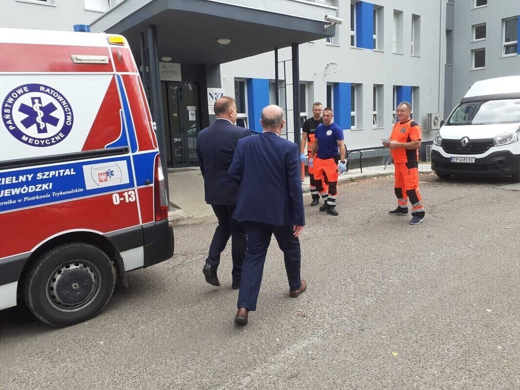 Wizyta przedstawiciela Zarządu Województwa Łódzkiego w piotrkowskim szpitalu