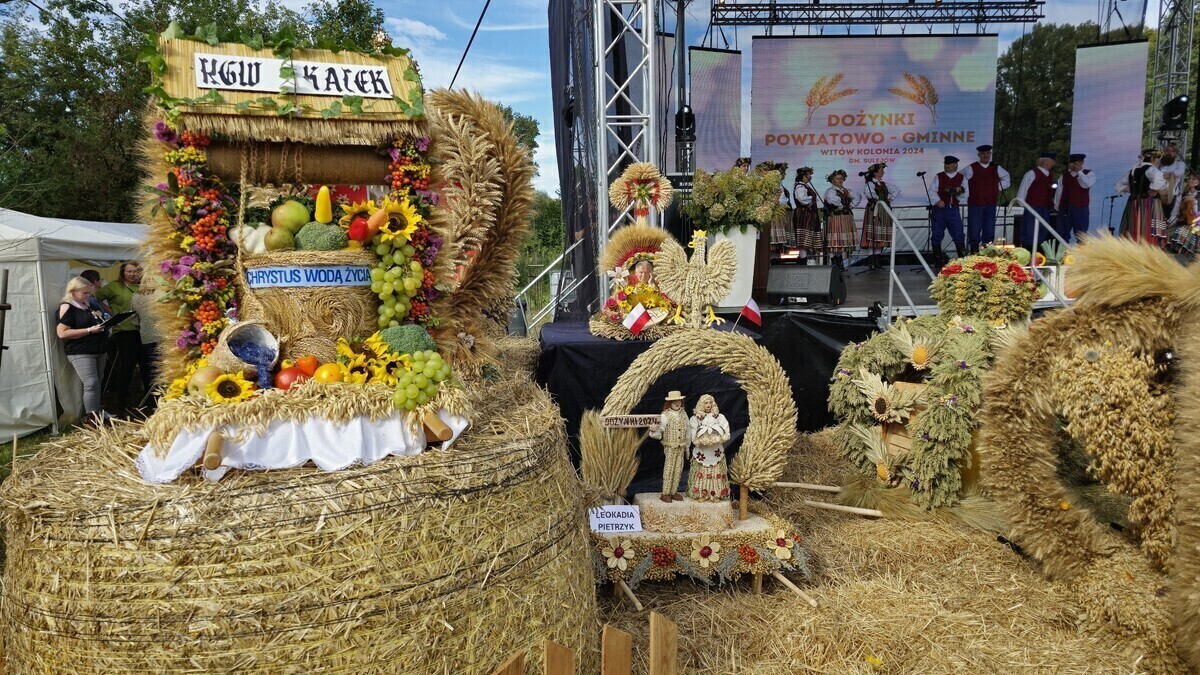 Dożynki powiatowo-gminne w Witowie Kolonii
