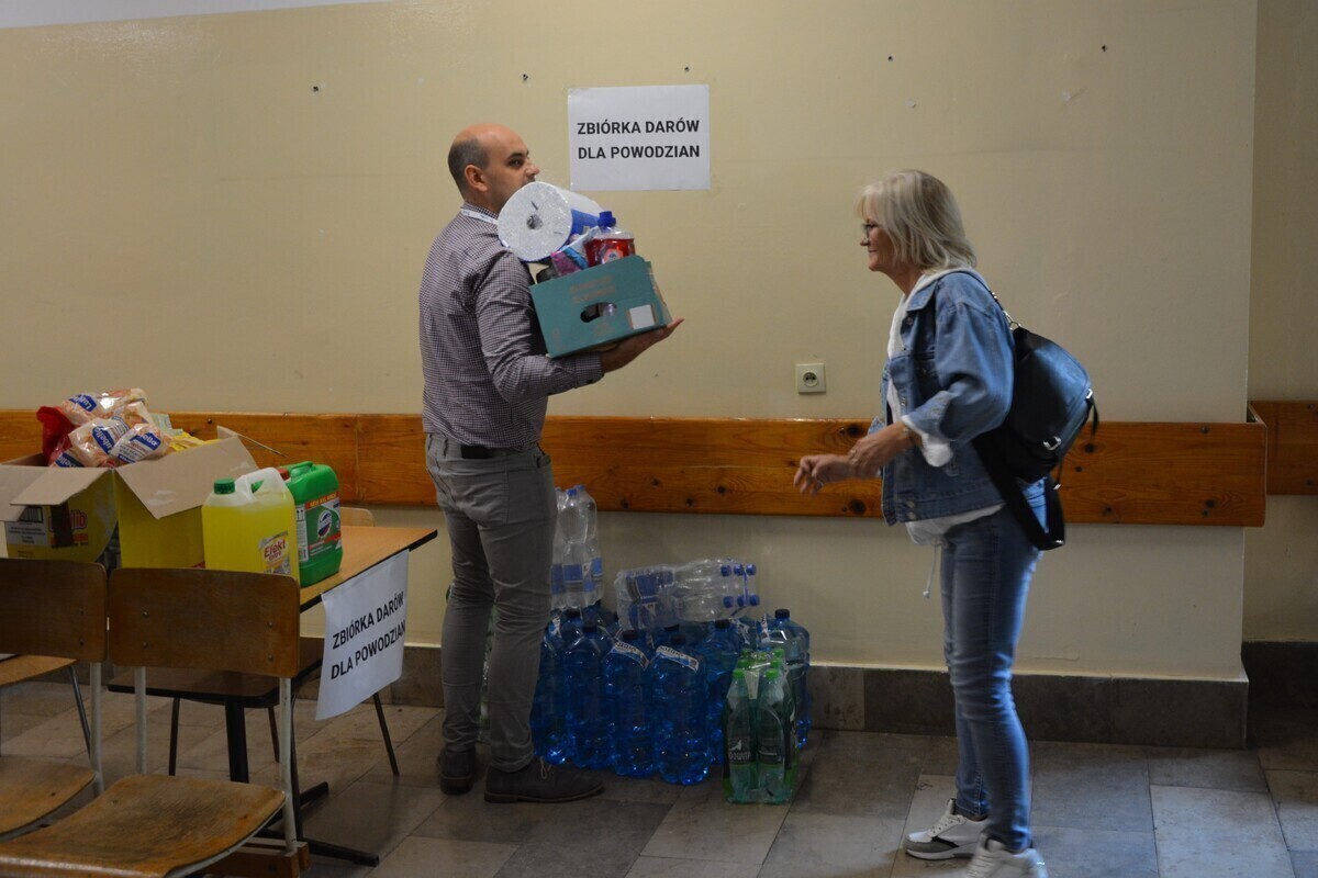 Miasto zorganizowało zbiórkę dla powodzian