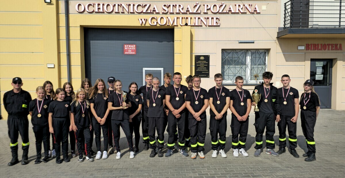 Chłopcy z MDP OSP Gomulin najlepsi w powiecie