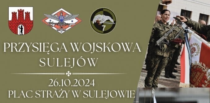 Przysięga wojskowa na Placu Straży w Sulejowie