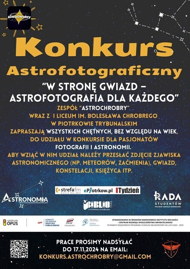 Konkurs W stronę gwiazd - astrofotografia dla każdego