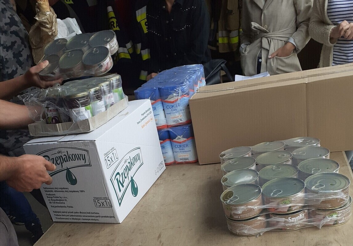 Ostatnie w tym roku paczki żywnościowe rozdane