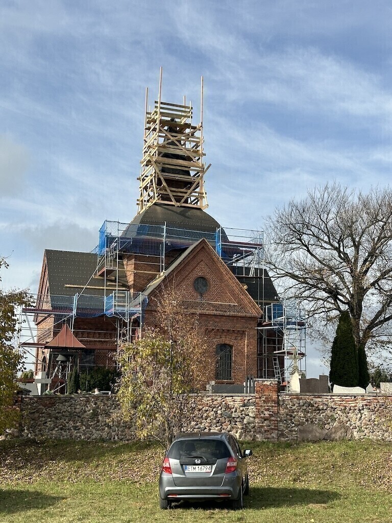 Remont kościoła św. Anny w Bogusławicach