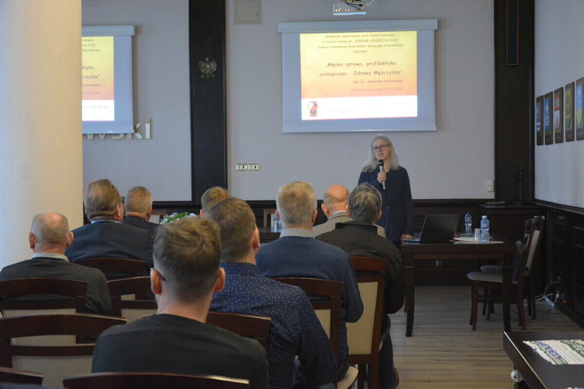 Konferencja Męska Sprawa profilaktyka urologiczna Zdrowy Mężczyzna w Starostwie Powiatowym