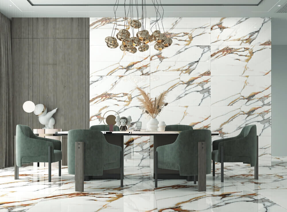 Z czym łączyć marmur we wnętrzu by uzyskać udany efekt wizualny