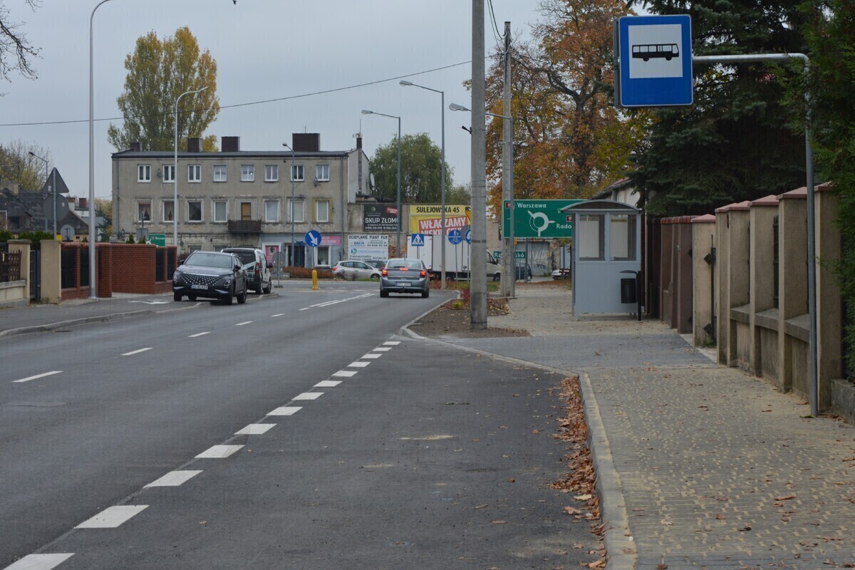 Wiata zaprzystankowa na ul. Żeromskiego