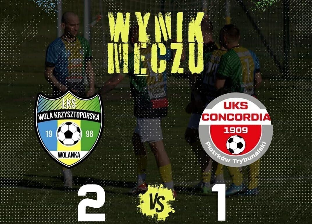 Wolanka lepsza od Concordii. Klęska Szczerbca w Wolborzu