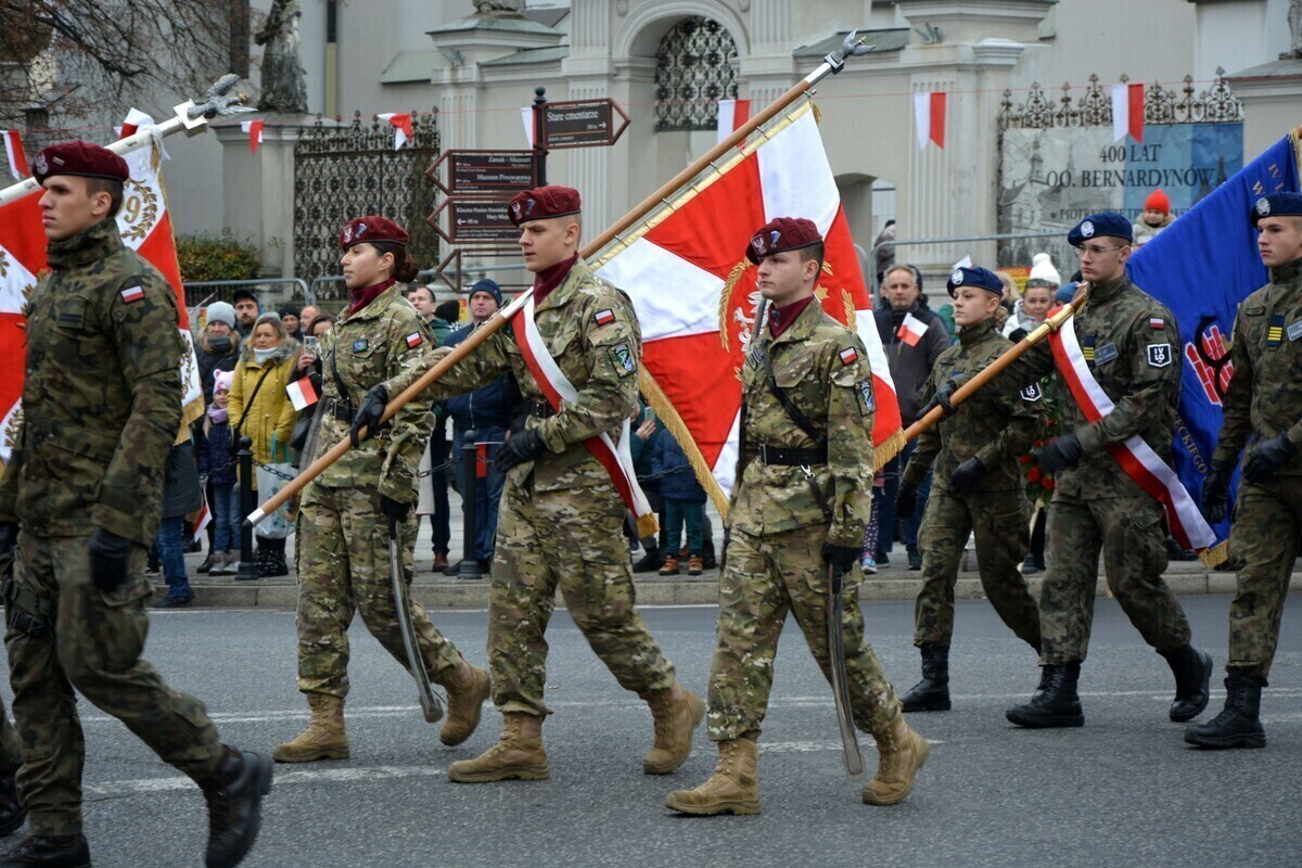 Piotrkowianie świętują 106. rocznicę odzyskania przez Polskę niepodległości