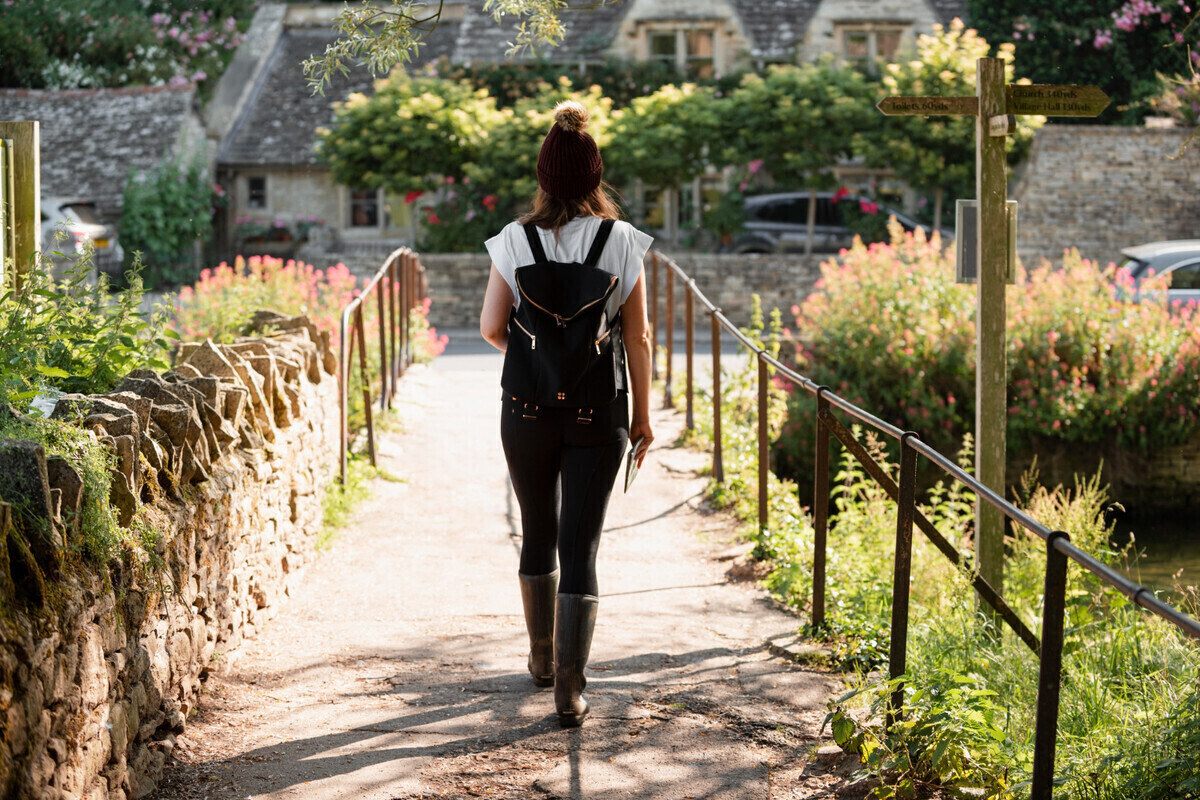 Turystyka piesza w Pomorskiem jesienią