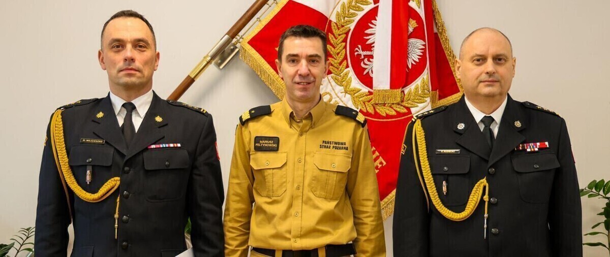 Były komendant KM PSP w Piotrkowie został zastępcą k-nta wojewódzkiego w Łodzi