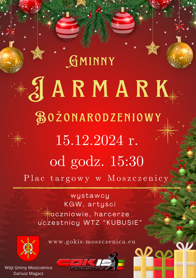 Gminny Jarmark Bożonarodzeniowy w Moszczenicy