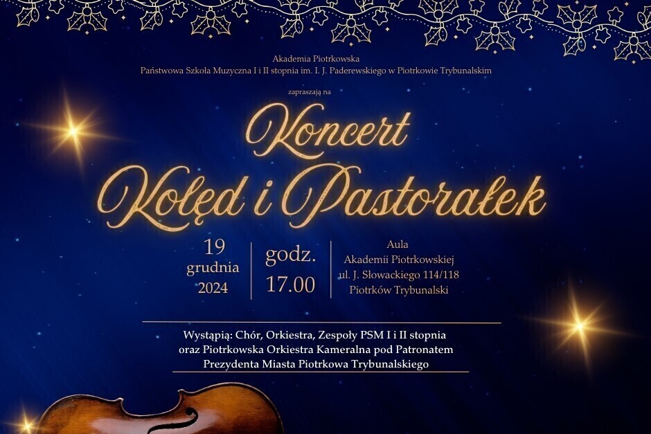 Przed nami Koncert Kolęd i Pastorałek w Akademii Piotrkowskiej