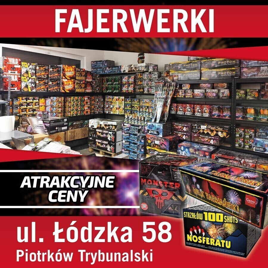 Fajerwerki - punkt sprzedaży
