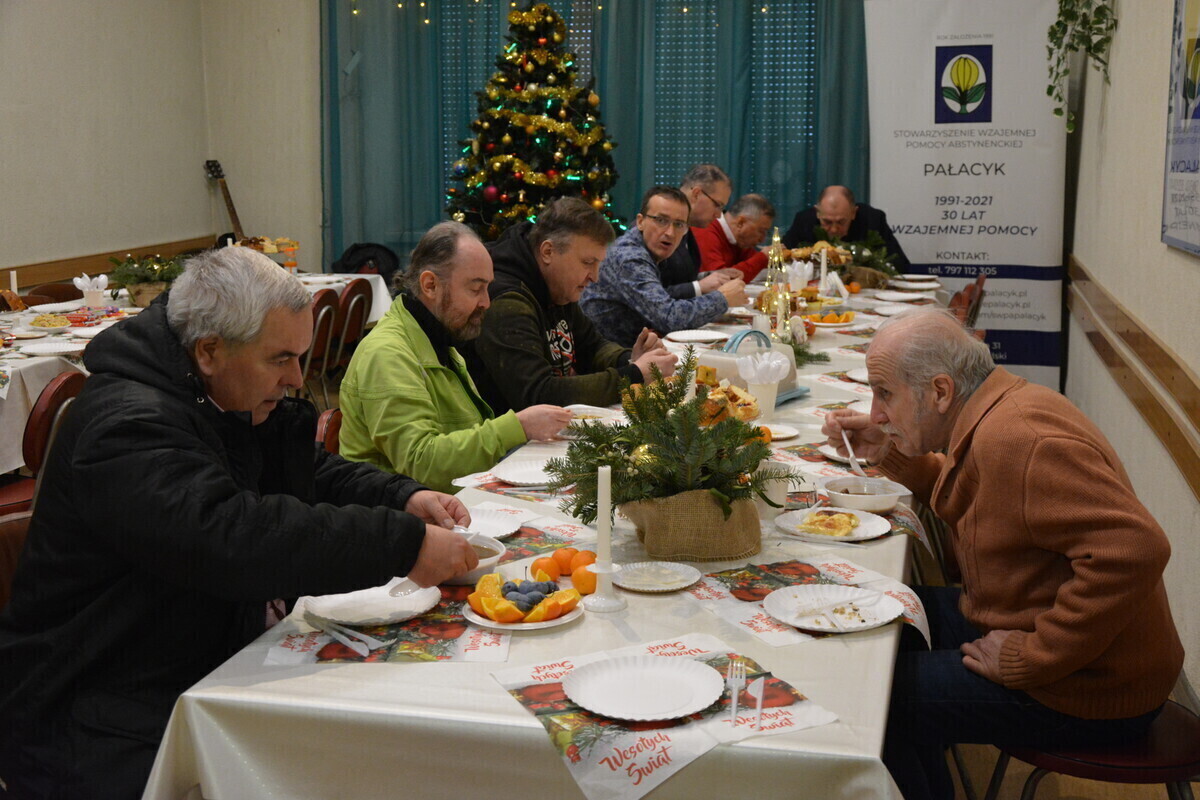 Wigilia dla osób samotnych w SWPA PAŁACYK